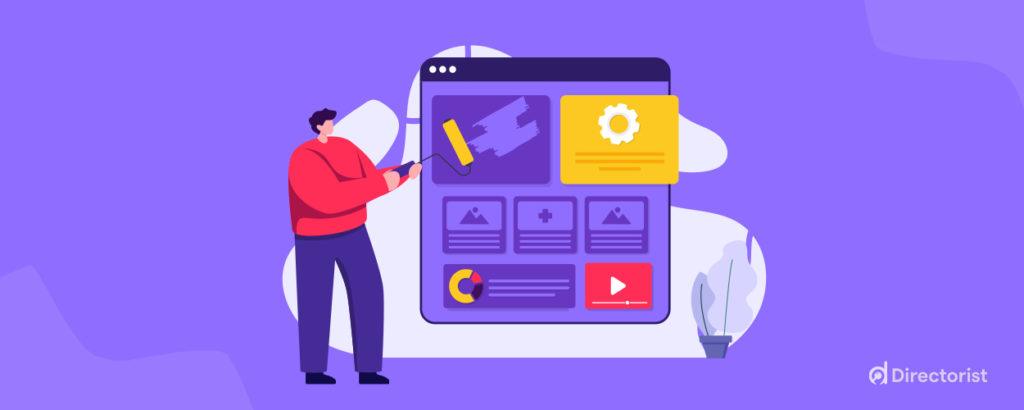 Directory website builder- Built-in directory webpage builder 